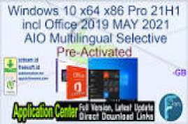 Windows 10 X64 Pro 21H1 incl Office 2019 en-US MAY 2021 {Gen2}
