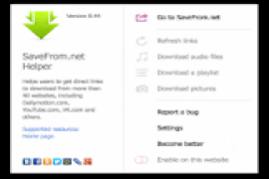 SaveFrom net Helper